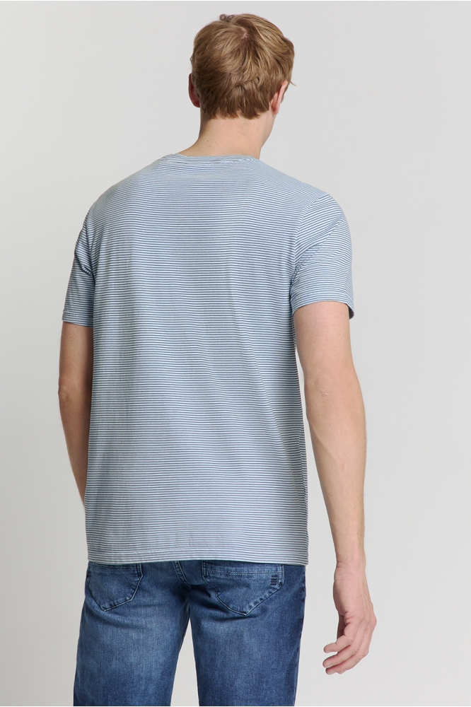 STRIPED CREWNECK T SHIRT 28340471 134 SKY